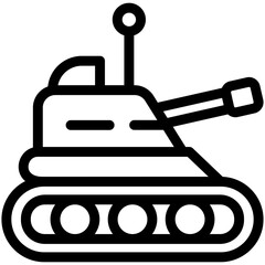 toy tank icon