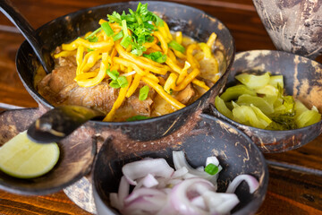 beef stew with potatoes and vegetables