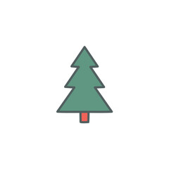 Obraz premium Vector Xmas Tree Icon Set3.eps, Vector Xmas Tree Icon Set
