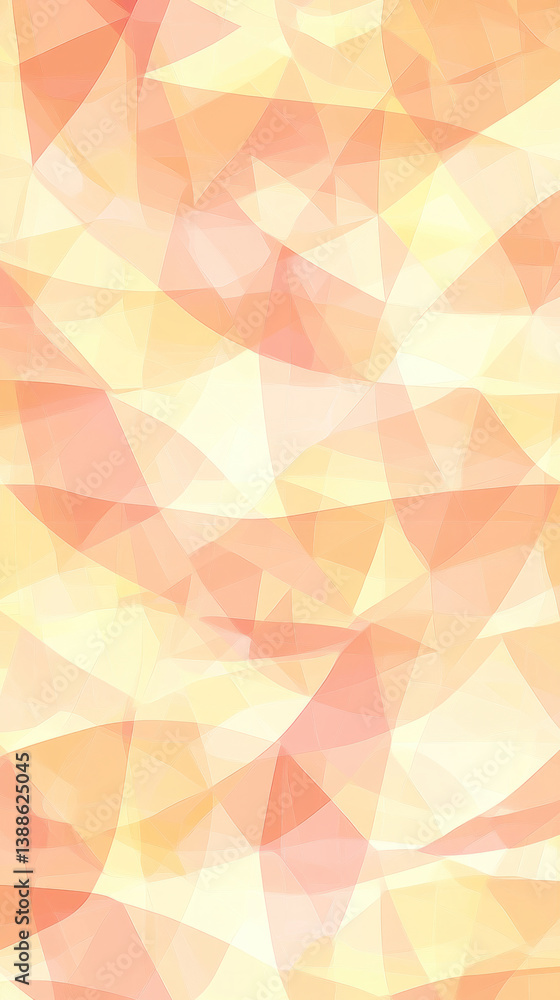 Poster a pattern of triangles in a bright orange color. the triangles are arranged in a way that creates a 