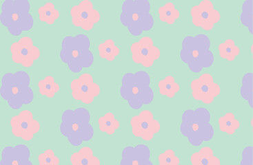 カラフルな花の壁紙