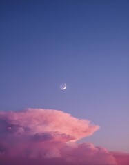 moon and clouds