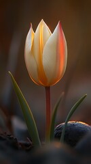Sunrise Tulip in Marsh