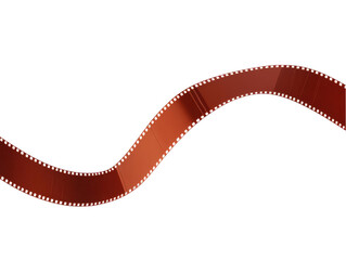 Obraz premium Abstract Brown Curve Isolated On Black Background Is A PNG Illustration