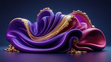 wedding rings on a black background