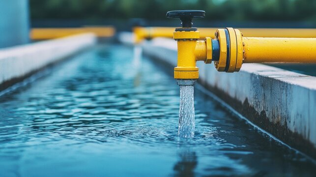 Innovative water monitoring technology sensor system nongkhai science & technology industrial close-up perspective