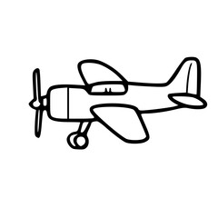 Simple Airplane Outline