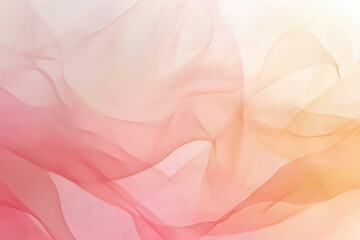 Fototapeta premium Soft Flowing Abstract Fabric Background in Gentle Pink and Peach Tones