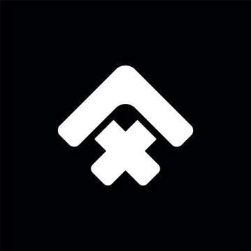 Letter ax or xa logo template