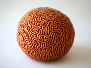 Detailed Anatomical Brain Model Symbolizing Intelligence and Complexity