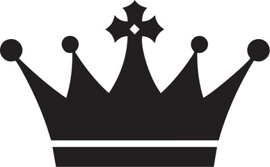 Crown symbol Vector illustration