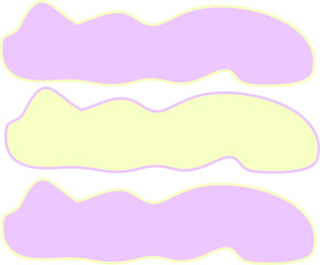 Organic List Menu Element Set