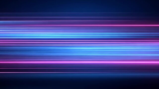 Abstract of Dynamic Lines: An abstract representation of motion and energy, featuring vibrant, glowing lines that streak across the frame in a display of speed and dynamism.