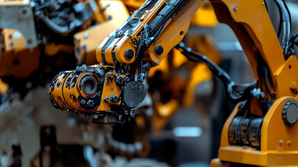 Mechanical arms constructing robotic arms for autonomous extraction of valuable metals from ore in a mining operation, robotic arms fitting drills, crushing equipment