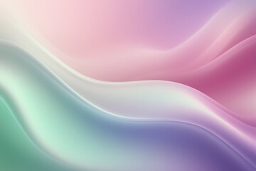 Obraz premium 핑크 민트 보라 파스텔 곡선 그라데이션 심플한 프리젠테이션 배경