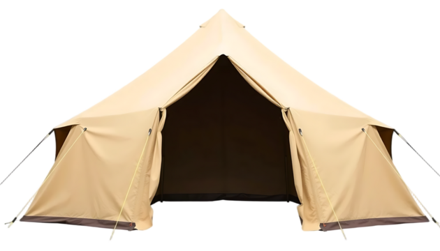 Wilderness Ready PNG: Camp Tent Illustration on Transparent Background