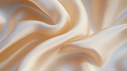 Obraz premium Cream fabric with soft gradient, smooth surface, minimalistic backdrop, conveying calm and simplicity. 