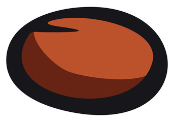 Small thanksgiving seed. Editable color vector