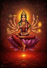 Hindu Indian Goddess	