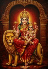 Obraz premium Hindu Indian Goddess 