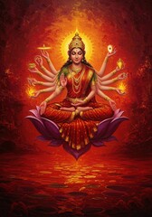 Hindu Indian Goddess	