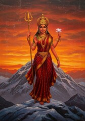 Obraz premium Hindu Indian Goddess 