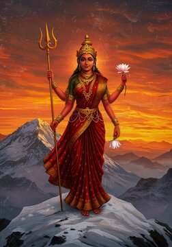 Hindu Indian Goddess	