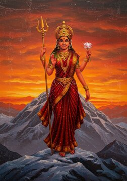 Hindu Indian Goddess	