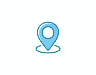 Signal Maps Location Technology Business Company Vector Logo Desig