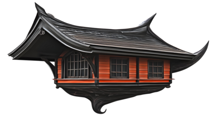 Isolated House Illustration With Transparent Background Decorative Design