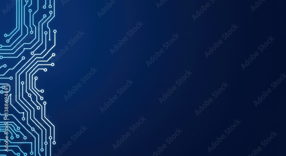 Poster abstract circuit board design digital technology background image