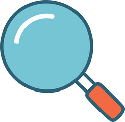 Search Icon vector illustration, magnifying glass symbol, search icon clip art ,