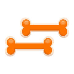 Illustration of Cute Halloween Sweet Candy with Cartoon Design. Vector Clipart.