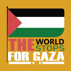the world stops for gaza