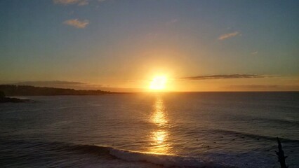Obraz premium sunset over the sea Hawaii 2016 Maui 