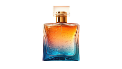 Perfume bottle, gradient colors