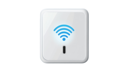 wi fi icon on white background