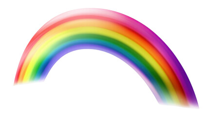 rainbow on a white background