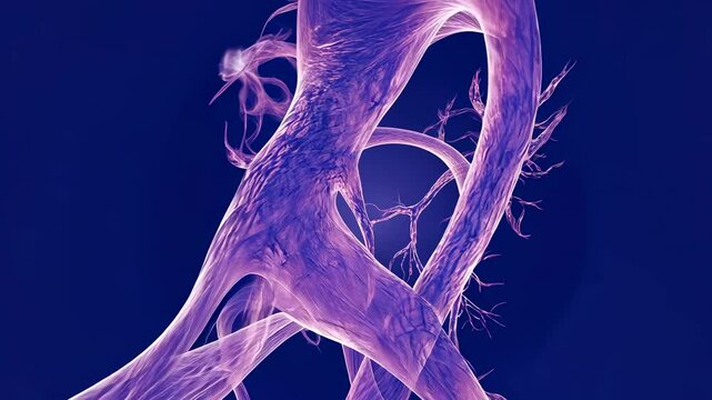 Intricate Network: A Visual Representation of the Human Carotid Artery System