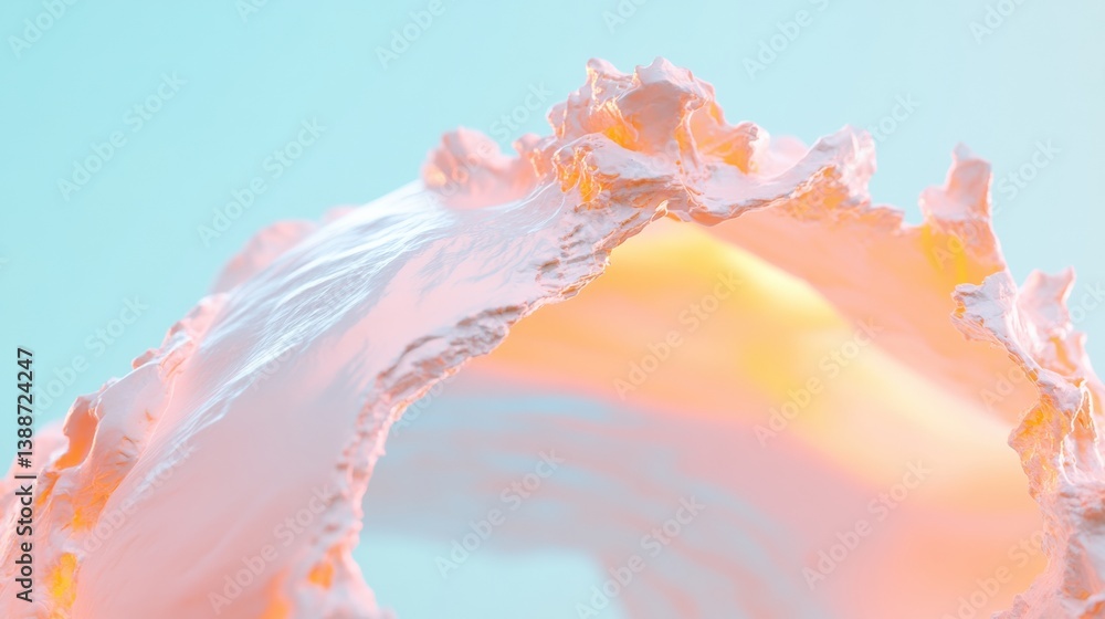 Leinwandbilder dynamic aspirational breakthrough 2024 performance review reveal with pastel fluid design - innovati