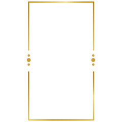 golden frame border elegance glow