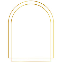 golden frame border elegance glow