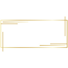 golden frame border elegance glow