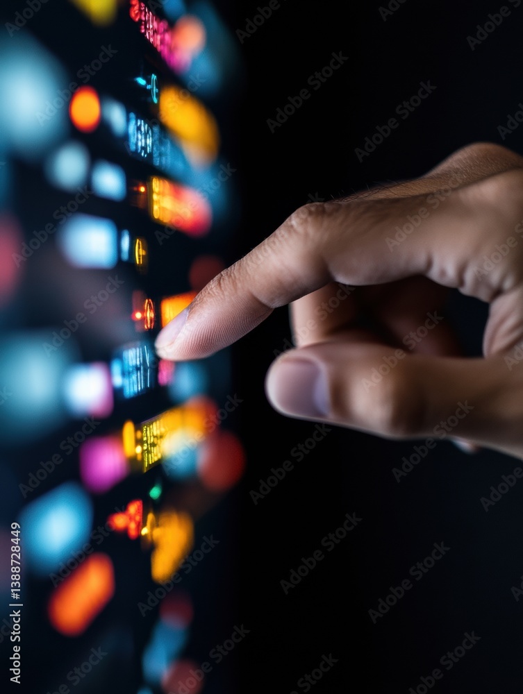 Aufkleber immersive digital interaction quantum-inspired ui experience revealing next-gen marketing engagement