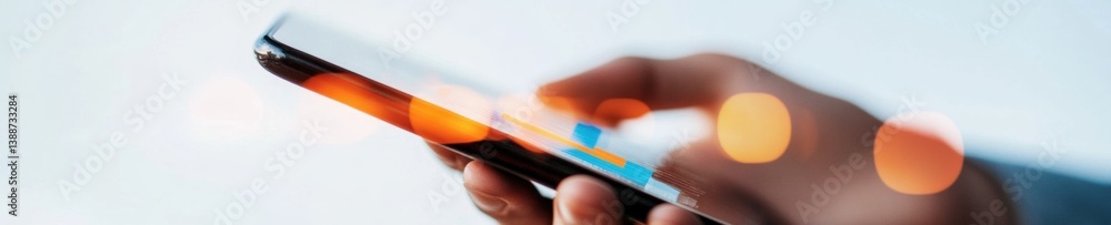 Aufkleber AI-Powered Mobile UX Minimalist Smartphone Interaction Showcasing Digital Workflow Optimization for Next-Gen Professional Productivity and Seamless Tech Engagement