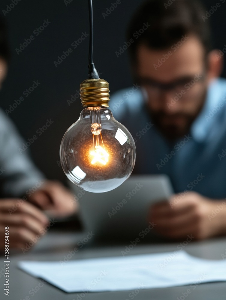 Poster Illuminating Innovation Next-Gen Collaborative Workspace Dynamics - Conceptual Leadership and Creative Problem-Solving in Minimalist Tech-Enabled Professional Environment