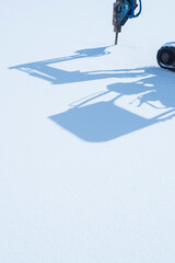 冬の街なかの雪景色 鳥取県 鳥取市