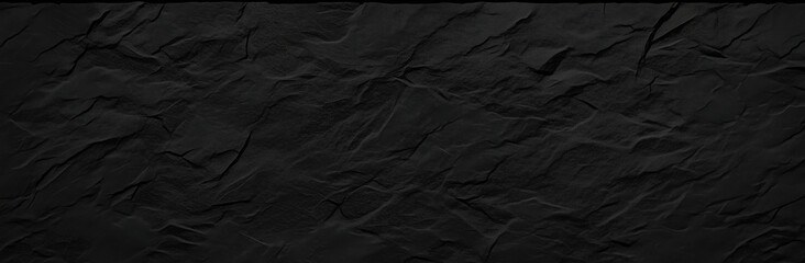 Elegant Black Crumpled Paper Texture Creating a Modern and Stylish Atmosphere