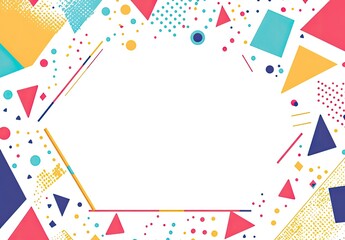 Colorful geometric abstract background