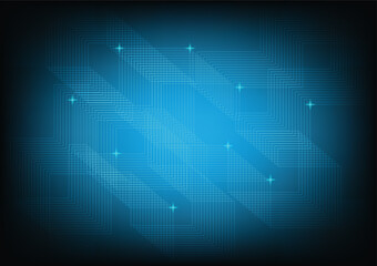 Abstract Blue Background A captivating display of geometric shapes and digital design, conveying a sense of modern technology, connectivity, and data visualization. A sleek.